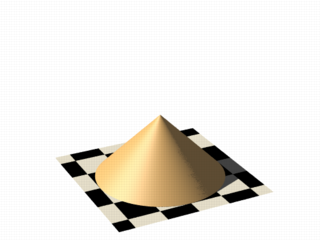 Isosurface sample (cone function)
